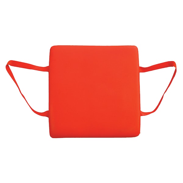 Jim-Buoy 101-O Type IV U.S.C.G. Approved Buoyant Boat Cushion - 15.5" x 15.5" x 2.5", Orange 101-O - main